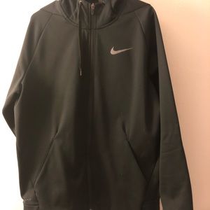 Nike dri-fit sweatshirt size L zip up